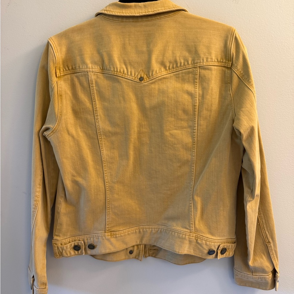 Liverpool Yellow Denim Jacket - Picture 3 of 3